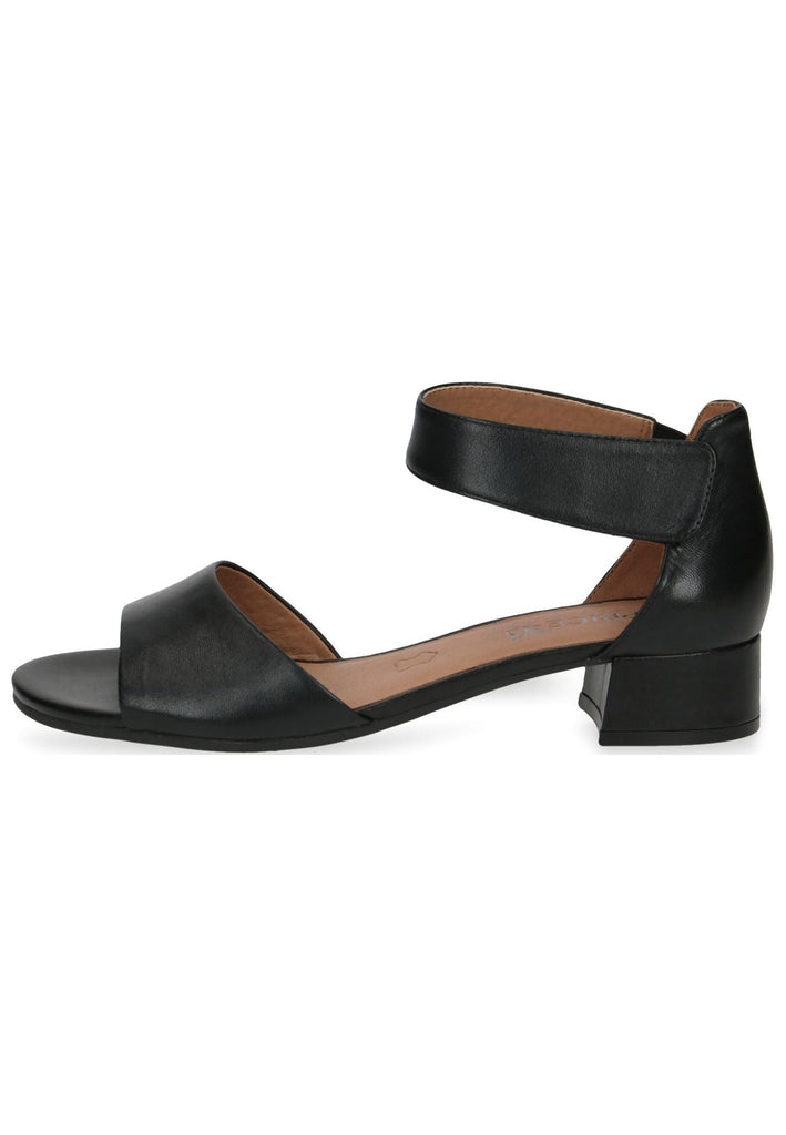Caprice Sandalen Leder Schwarz - surf4shoes