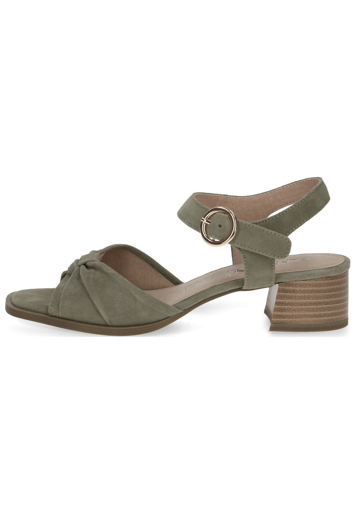 Caprice Sandalen Veloursleder Grün - surf4shoes