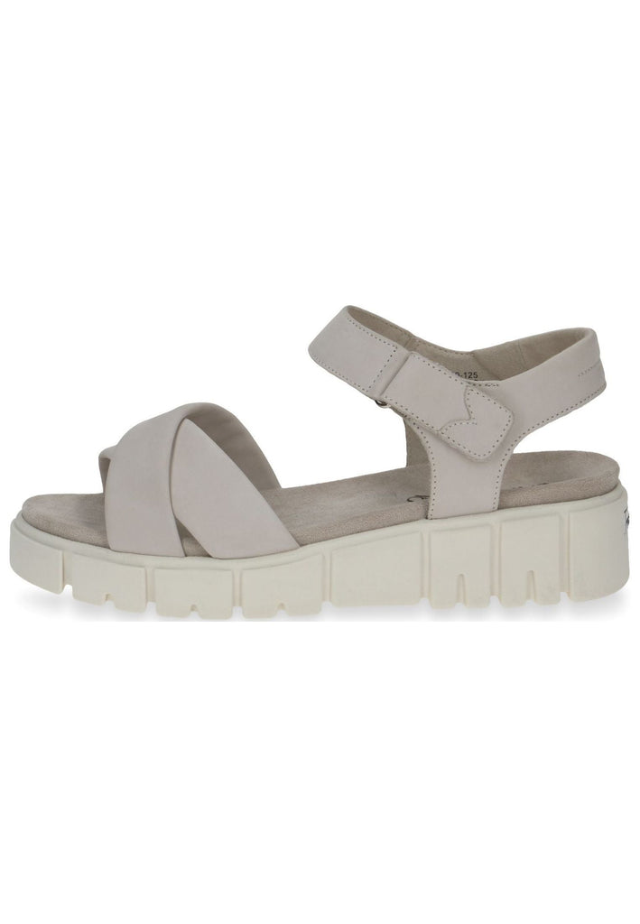 Caprice Sandalen Leder Weiß - surf4shoes