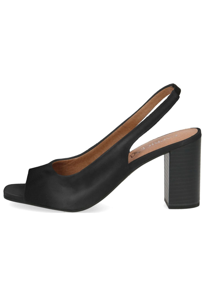 Caprice Pumps Leder Schwarz - surf4shoes
