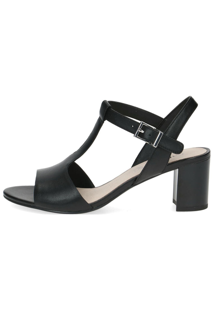 Caprice Sandalen Leder Schwarz - surf4shoes