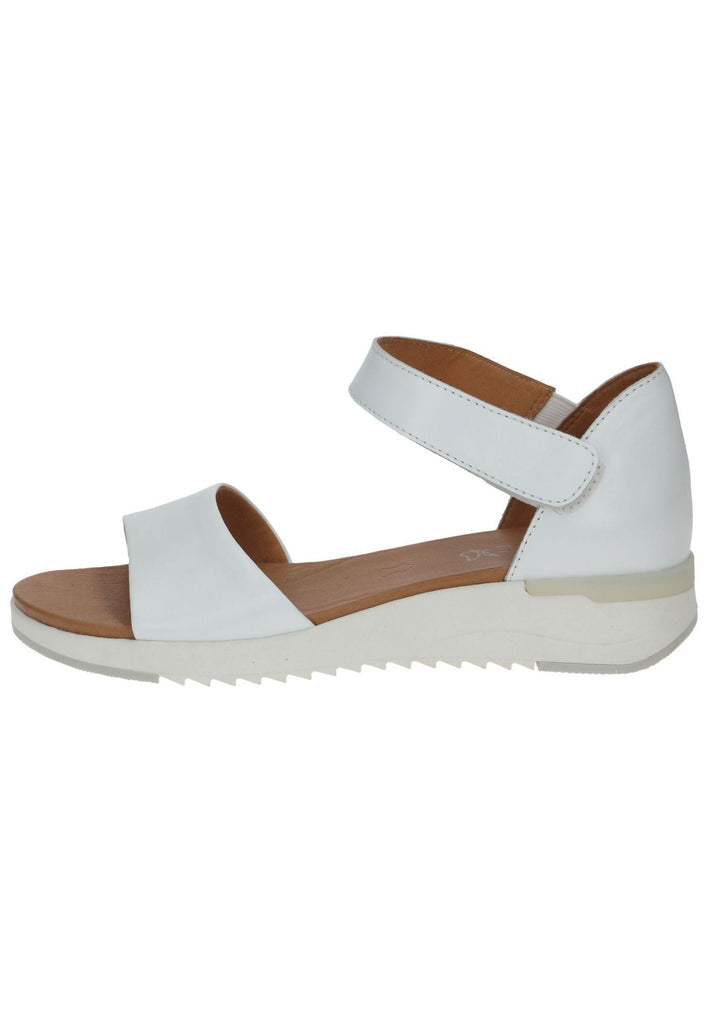 Caprice Sandalen Leder Weiß - surf4shoes