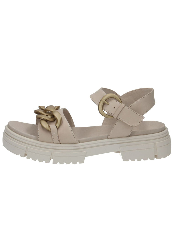 Caprice Sandalen Leder Beige - surf4shoes