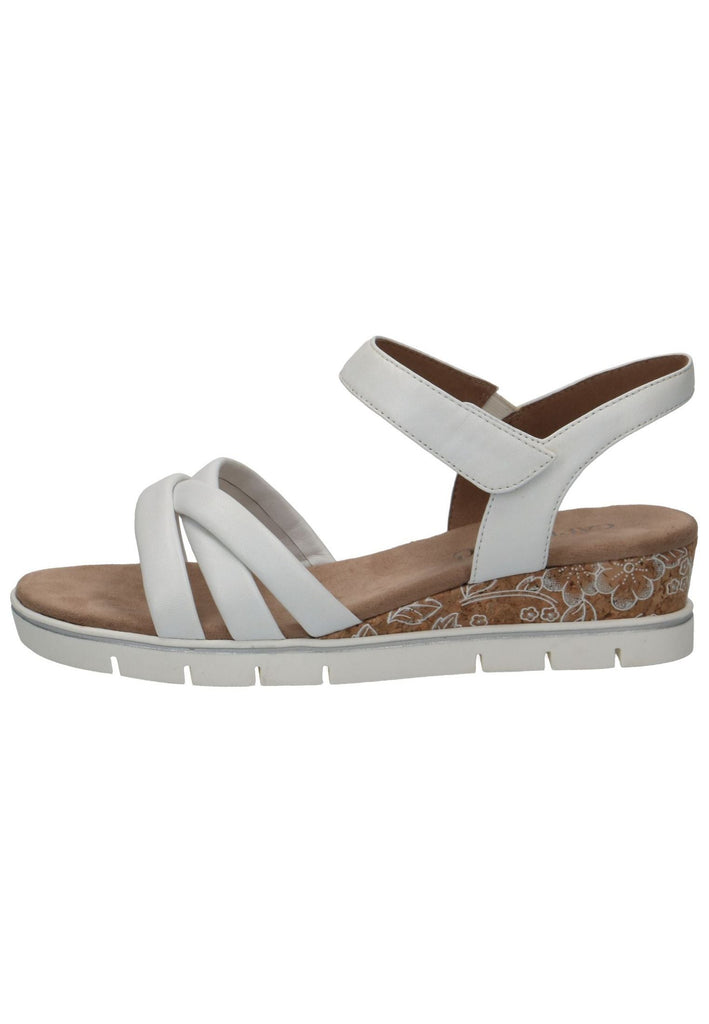 Caprice Sandalen Leder Weiß - surf4shoes