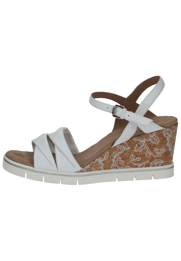 Caprice Sandalen Leder Weiß - surf4shoes