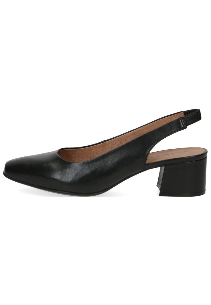 Caprice Pumps Leder Schwarz - surf4shoes