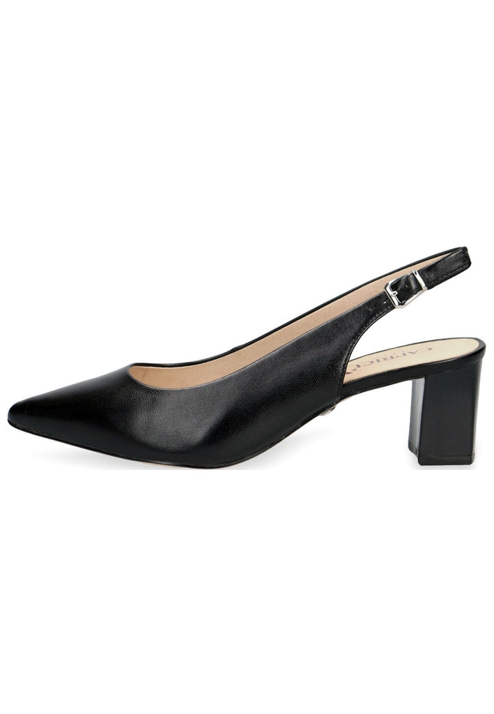 Caprice Pumps Leder Schwarz - surf4shoes
