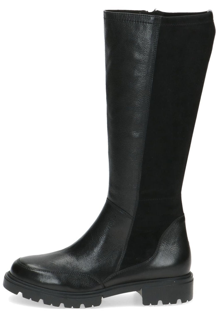 Caprice Stiefel Leder/Textil Schwarz - surf4shoes
