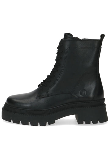 Caprice Stiefelette Leder Schwarz Warmfutter - surf4shoes
