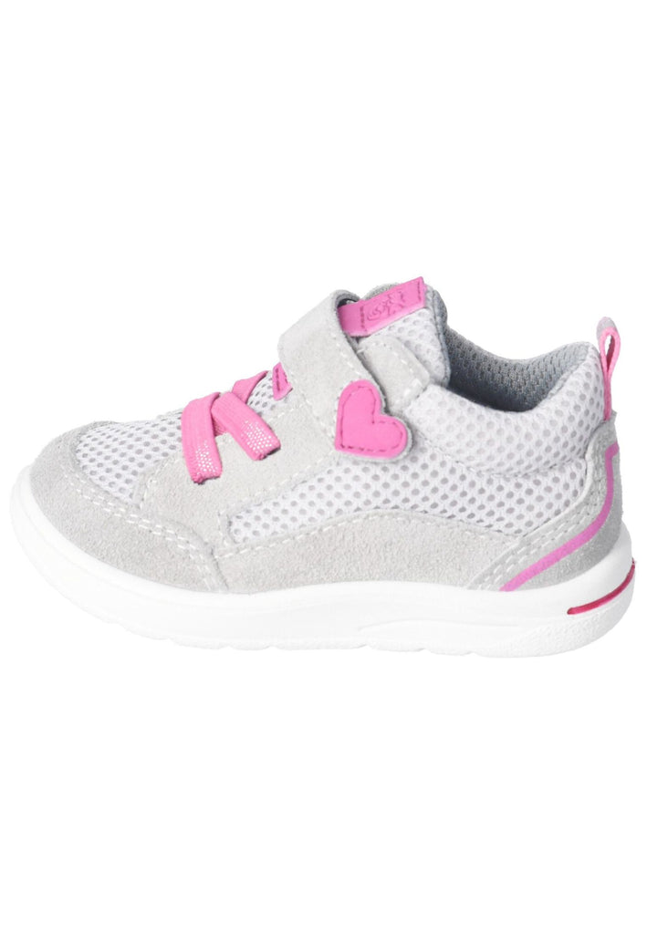 Pepino Sneaker Veloursleder/Mesh Hellgrau - surf4shoes