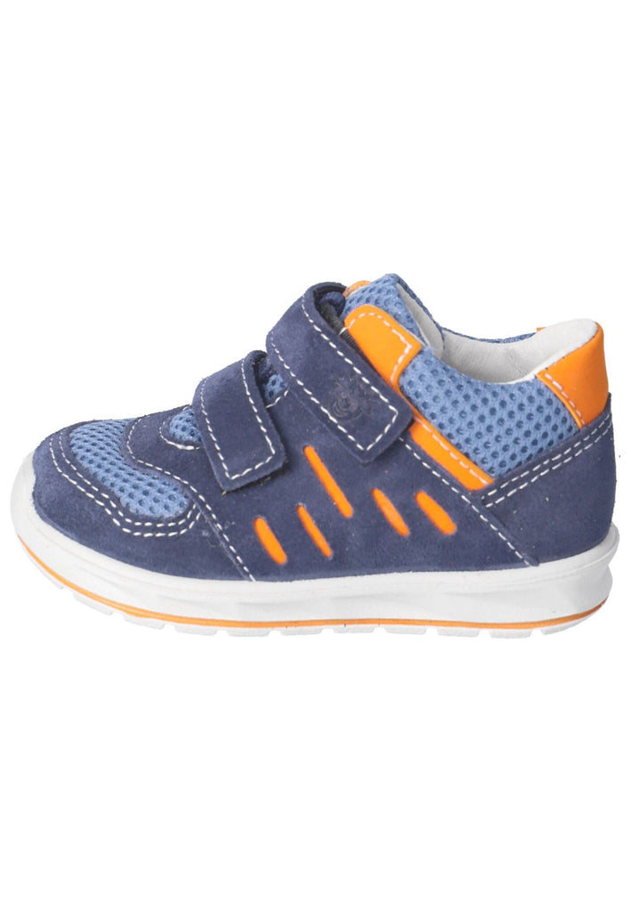 Pepino Halbschuhe Veloursleder/Mesh Blau/Orange - surf4shoes