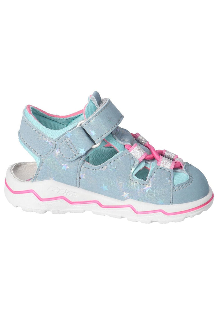 Pepino Sandalen Lederimitat/Textil Hellblau - surf4shoes