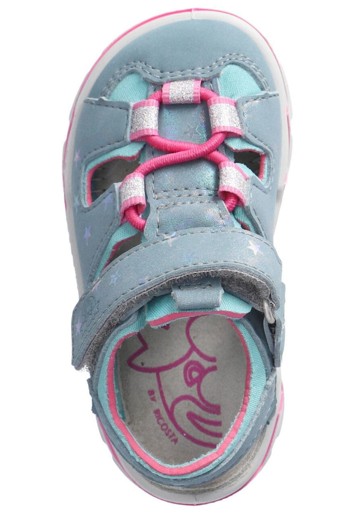 Pepino Sandalen Lederimitat/Textil Hellblau - surf4shoes