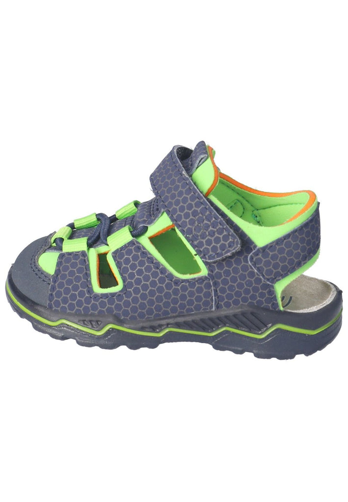 Pepino Sandalen Lederimitat/Textil Blau/Grün - surf4shoes