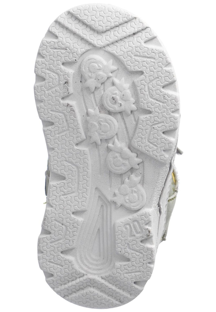 Pepino Sandalen Lederimitat/Textil Grün/Gelb - surf4shoes