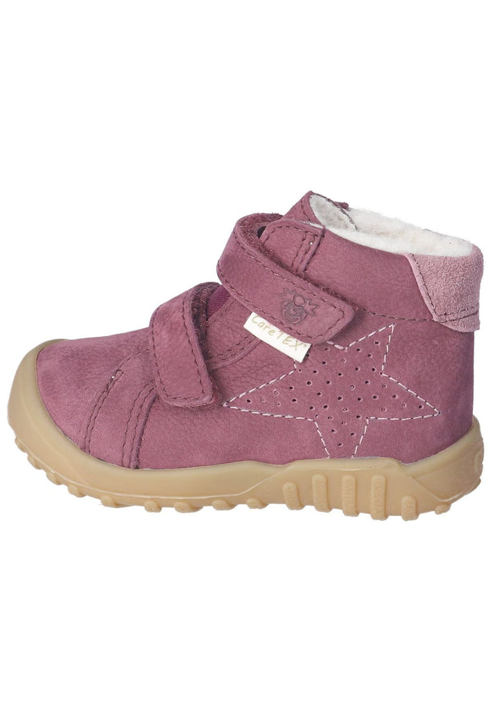 Pepino Halbschuhe Leder/Textil Pflaume Warmfutter - surf4shoes