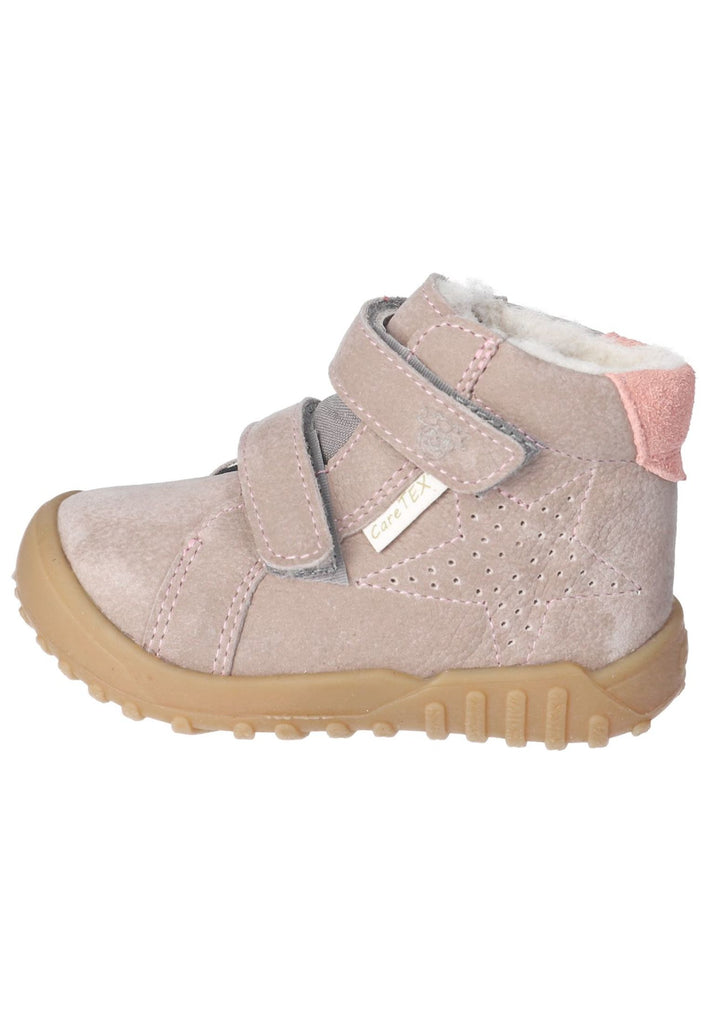Pepino Halbschuhe Leder/Textil Rosa Warmfutter - surf4shoes