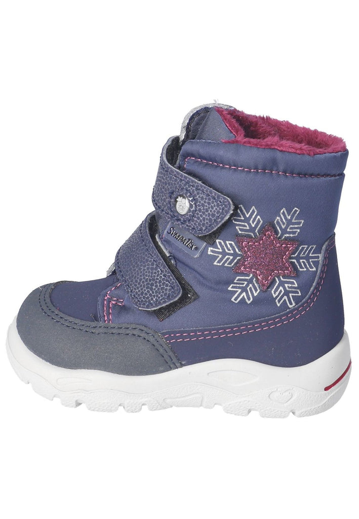 Pepino Stiefel Synthetik/Textil Blau Warmfutter - surf4shoes