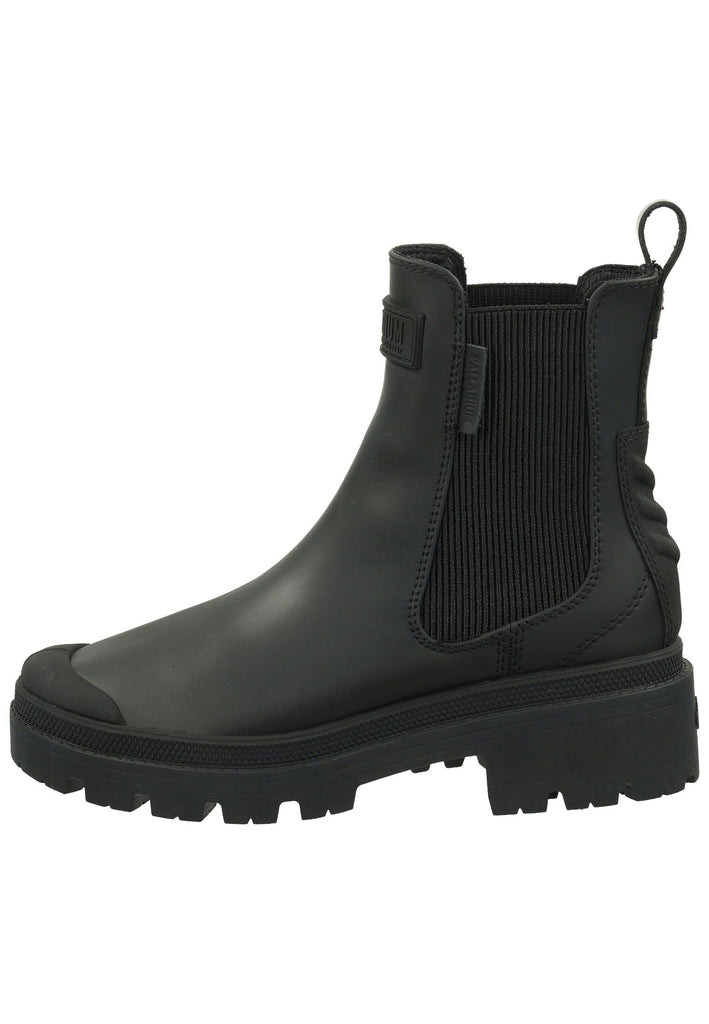 Palladium Stiefelette Leder/Textil Schwarz - surf4shoes
