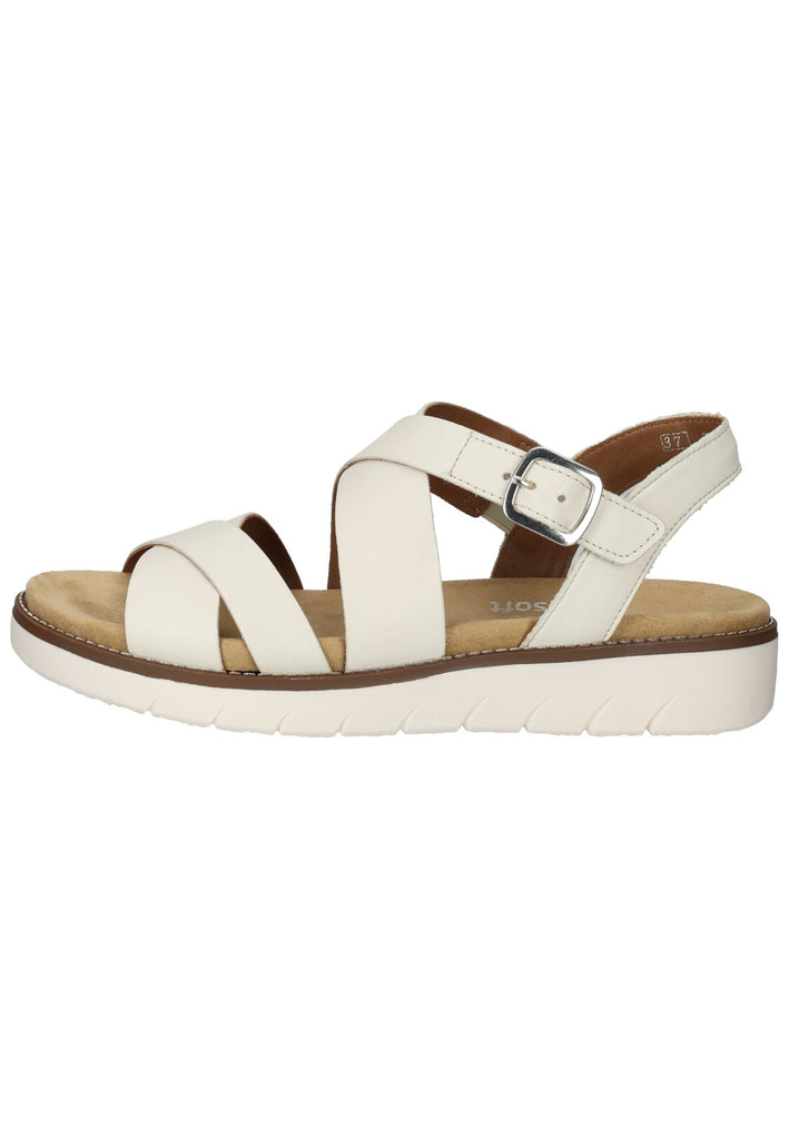 Remonte Sandalen Glattleder Hellgrau - surf4shoes