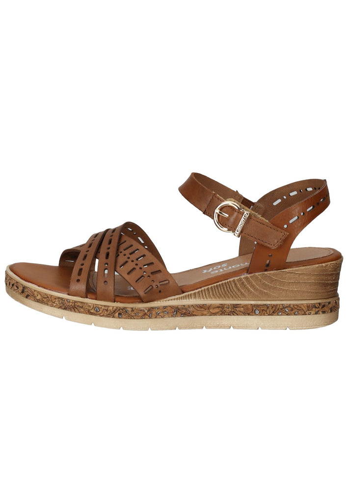 Remonte Sandalen Glattleder Muskat - surf4shoes