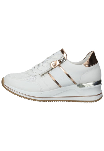 Remonte Sneaker Glattleder Weiß Kombi - surf4shoes