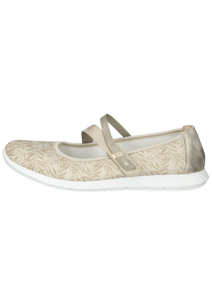 Remonte Ballerinas Textil Creme - surf4shoes