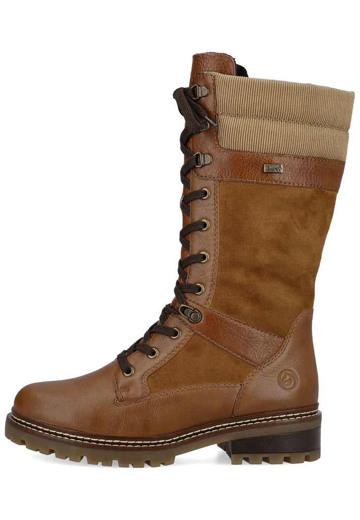 Remonte Stiefel Glattleder Braun Warmfutter - surf4shoes