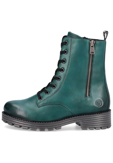 Remonte Stiefelette Glattleder Petrol - surf4shoes