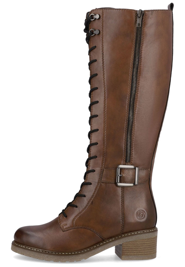Remonte Stiefel Glattleder Chestnut Warmfutter - surf4shoes