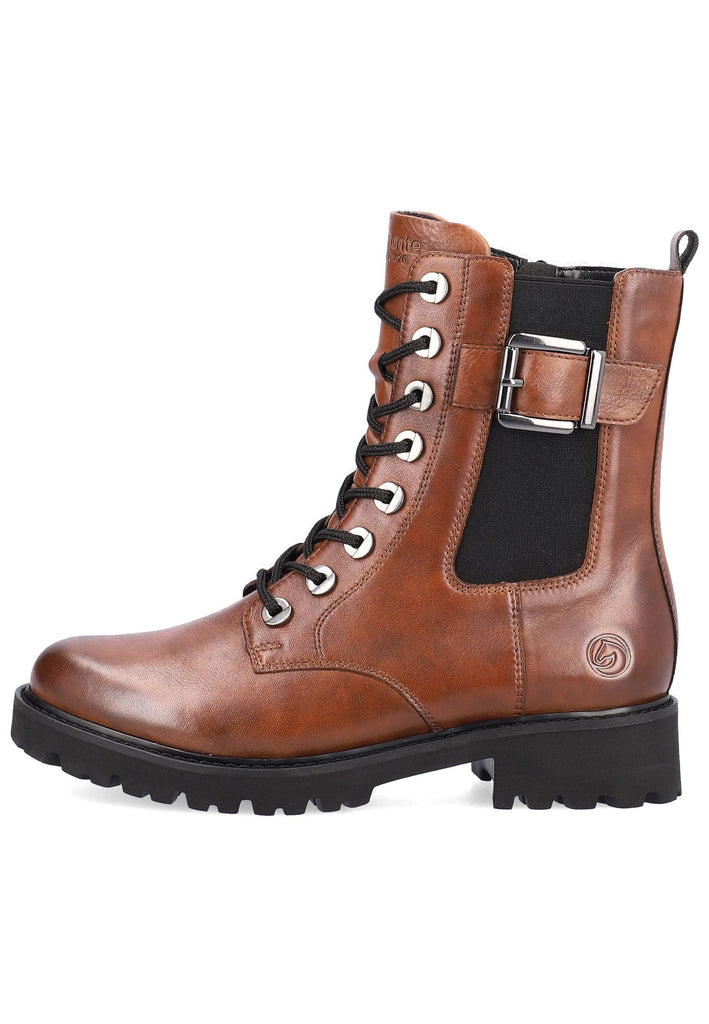 Remonte Stiefelette Glattleder Chestnut - surf4shoes