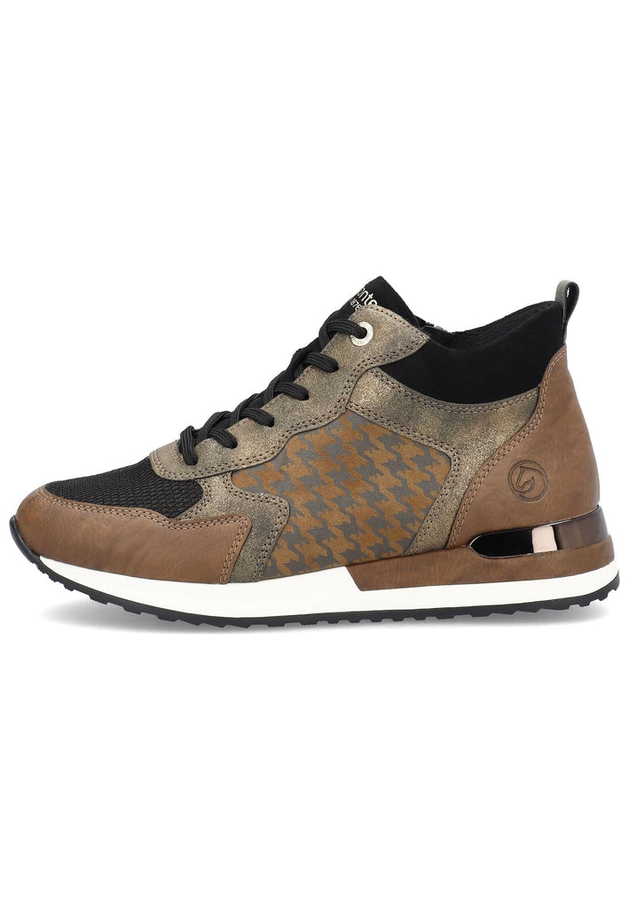 Remonte Sneaker Lederimitat/Textil Chestnut - surf4shoes