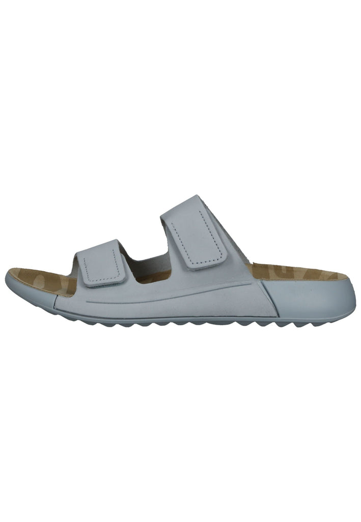 ecco Pantoletten Nubukleder Weiß - surf4shoes