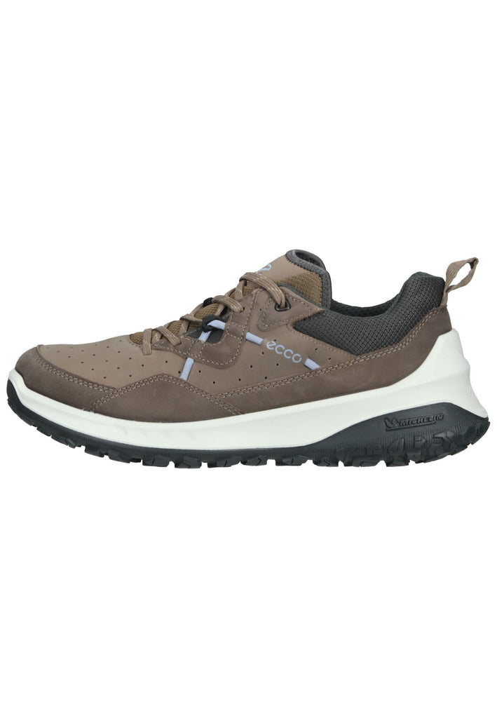 ecco Sneaker Leder Taupe - surf4shoes