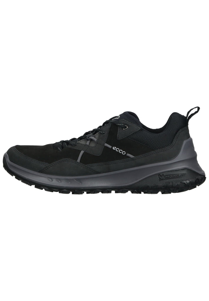 ecco Sneaker Nubukleder Schwarz - surf4shoes