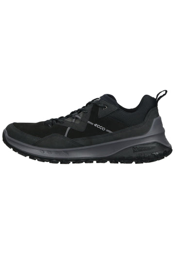 ecco Sneaker Nubukleder Schwarz - surf4shoes