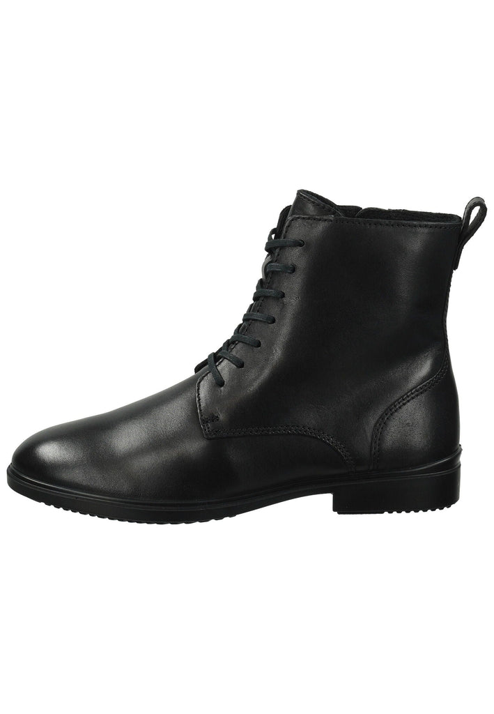 ecco Stiefelette Leder/Textil Schwarz - surf4shoes