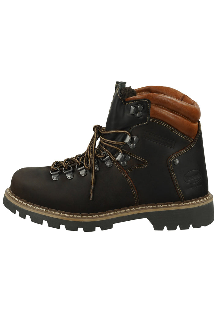 Dockers Stiefelette Leder Schoko Warmfutter - surf4shoes