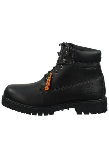 Dockers Stiefelette Leder Schwarz Warmfutter - surf4shoes