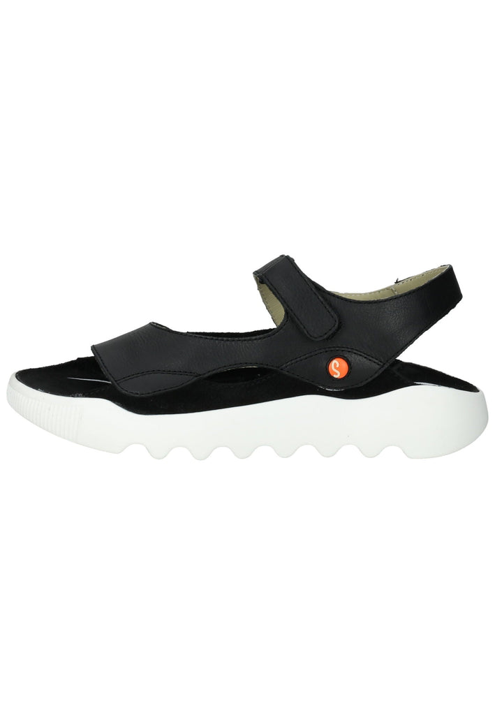 softinos Sandalen Leder Schwarz - surf4shoes