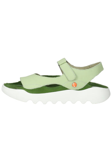 softinos Sandalen Leder Hellgrün - surf4shoes