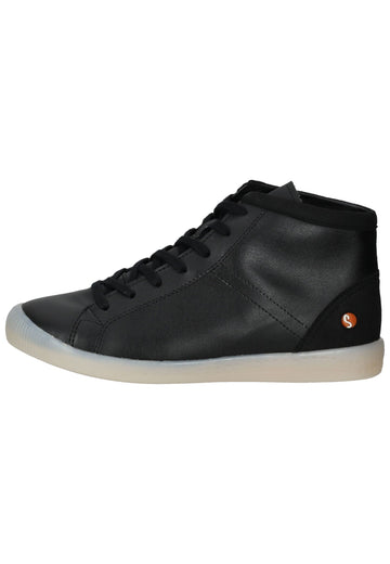 softinos Stiefelette Lederimitat Schwarz/Schwarz - surf4shoes