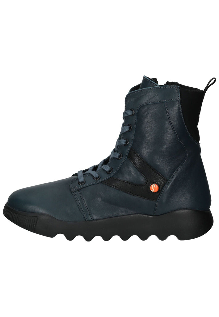 softinos Stiefelette Leder/Textil Denim - surf4shoes
