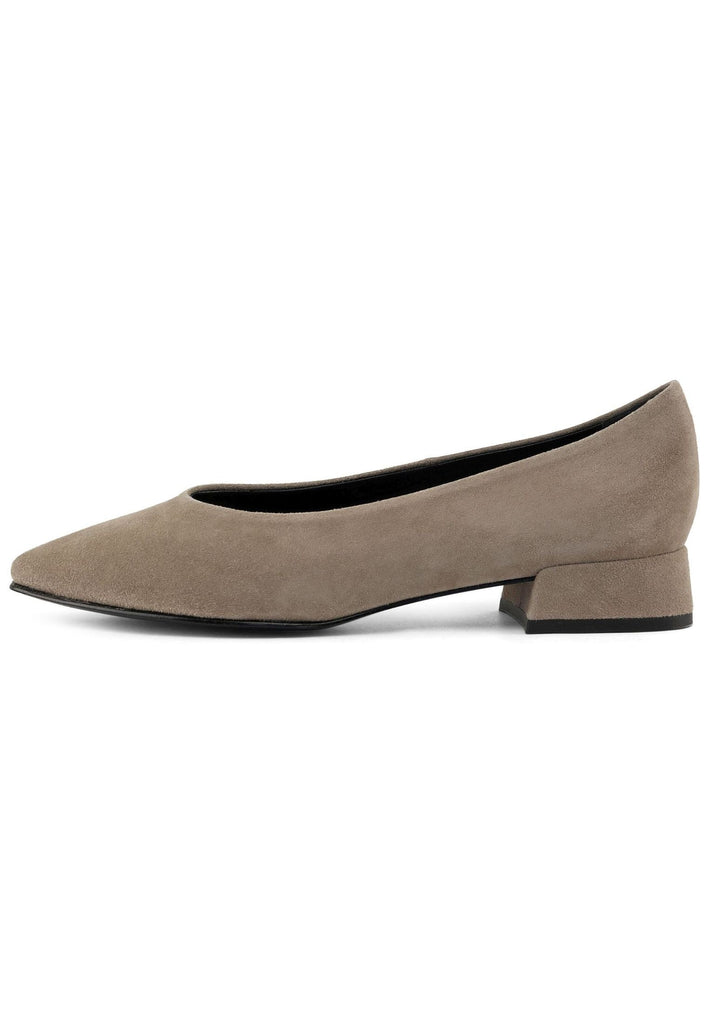 Peter Kaiser Pumps Veloursleder Taupe - surf4shoes