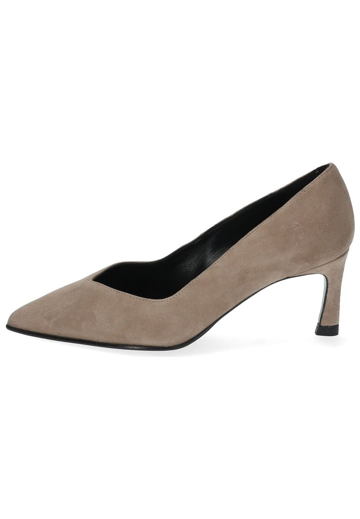 Peter Kaiser Pumps Veloursleder Taupe - surf4shoes