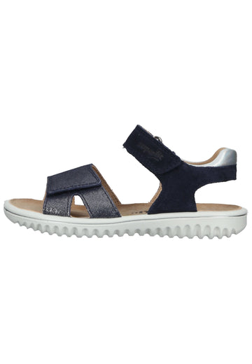 Superfit Sandalen Veloursleder Blau - surf4shoes