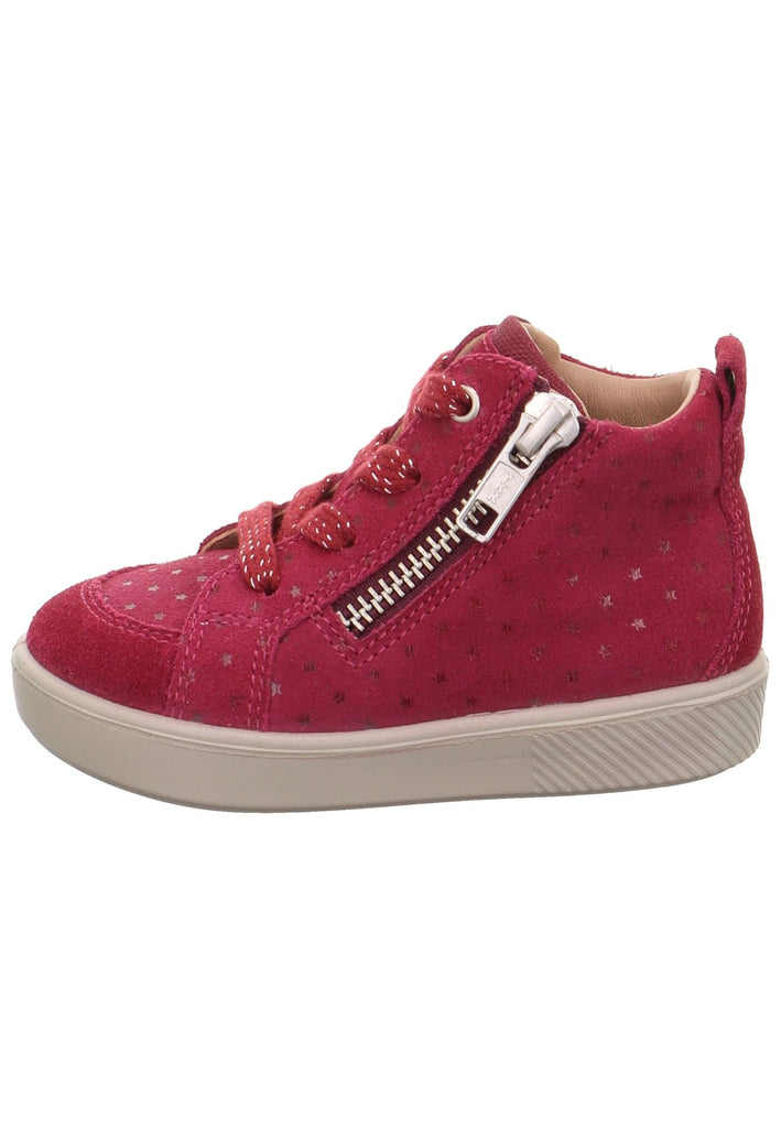 Superfit Sneaker Leder/Textil Rot - surf4shoes