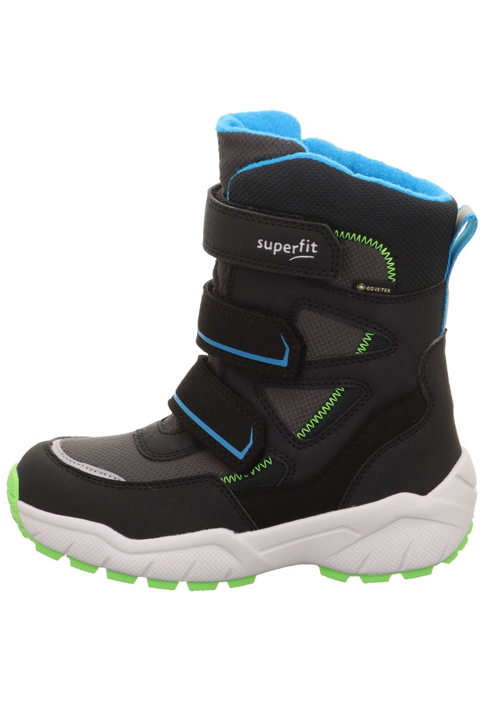 Superfit Stiefel Lederimitat/Textil Schwarz - surf4shoes