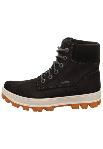 Superfit Stiefelette Leder/Textil Schwarz - surf4shoes