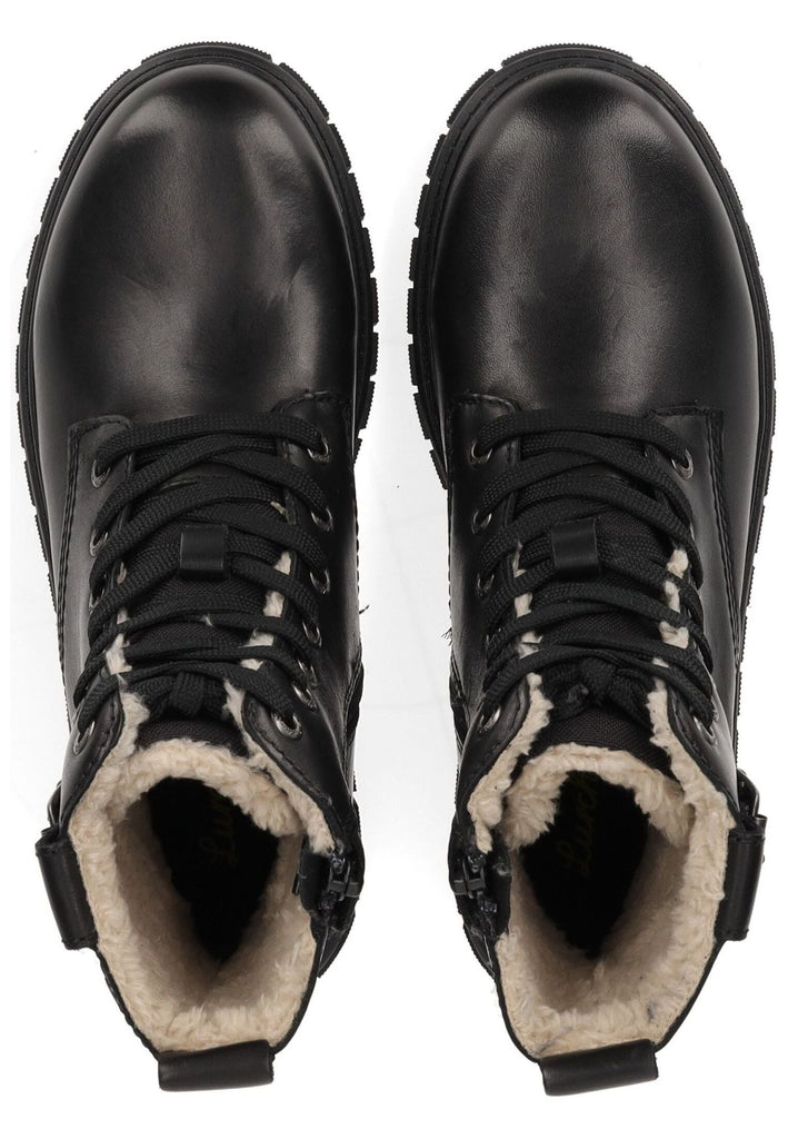 Lurchi Stiefelette Nappaleder Schwarz Warmfutter - surf4shoes